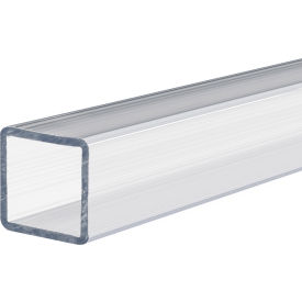 USA SEALING, INC BULK-RPT-PC-10 USA Sealing Polycarbonate Rectangular Tube 24"L x 3/4"W, Clear image.