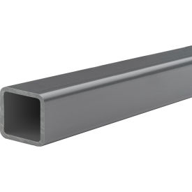 USA SEALING, INC BULK-RPT-PVC-1 USA Sealing PVC Rectangular Tube 72"L x 3/4"W, Gray image.