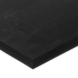 USA SEALING, INC BULK-RS-E60-44 EPDM Rubber Sheet w/Acrylic Adhesive, 36"L x 36"W x 1/16" Thick, 60A, Black image.