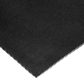 USA SEALING, INC BULK-RS-N40TXT-16 Textured Neoprene Rubber Sheet w/Acrylic Adhesive, 12"L x 12"W x 1/8" Thick, 40A, Black image.