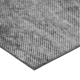 USA SEALING, INC BULK-RS-NFR60-24 Neoprene Rubber Sheet, Fabric Reinforced, 12"L x 48"W x 1/4" Thick, 60A, Black image.