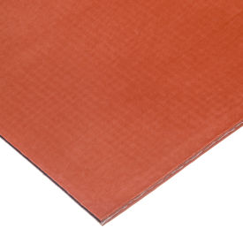 USA SEALING, INC BULK-RS-SFR70-1 USA Sealing Foam Silicone Roll 720"L x 16"W x 1/16" Thick, Red, Fabric-Reinforced, 70A image.