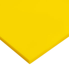 USA SEALING, INC PS-CACC-10 USA Sealing Cast Acrylic Sheet 96"L x 48"W x 1/8" Thick, Yellow image.