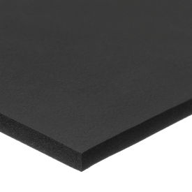 USA SEALING, INC ZUSA-CBPSR-108 USA Sealing Foam Buna-N/PVC Strip 120"L x 2"W x 1/2" Thick, Black image.