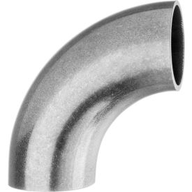USA SEALING, INC ZUSA-STF-BW-10 304 Stainless Steel Unpolished Short 90 Degree Elbow for Butt Weld Fittings - for 3/4" Tube OD image.