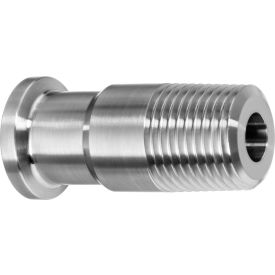 USA SEALING, INC ZUSA-STF-QC-207 304SS Straight Adapters, Tube-to-MNPT for Quick Clamp Fittings - for 3/4" Tube OD x 3/4" NPT Male image.