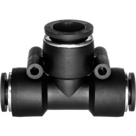 USA SEALING, INC ZUSA-TF-PTC-561 Push to Connect Tube Fitting - Nylon Plastic - Tee Reducer - 12mm Tube OD x 10mm Tube OD image.