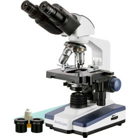 UNITED SCOPE LLC. B120C AmScope B120C 40X-2500X LED Lab Binocular Compound Microscope with 3D-Stage image.