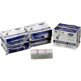 UNITED SCOPE LLC. BS-300P-300S AmScope BS-300P-300S 300 pcs. Blank Microscope Slides and 300 pcs. Square Cover Slips image.