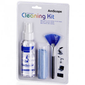 UNITED SCOPE LLC. CK-I AmScope CK-I 3 in 1 Professional Cleaning Kit For Microscopes, Cameras, Laptops, LCD Screens image.