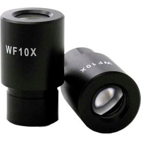 UNITED SCOPE LLC. EP10x23 AmScope EP10x23 Widefield WF10X Microscope Eyepieces (23mm), 1 Pair image.
