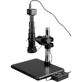 UNITED SCOPE LLC. H800-5M AmScope H800-5M 11X-80X Industrial Single Zoom Inspection Microscope with 5MP USB Digital Camera image.