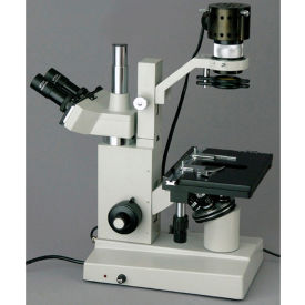 UNITED SCOPE LLC. IN200TB-9M AmScope IN200TB-9M 40X-800X Inverted Tissue Culture Microscope with 9MP Digital Camera image.