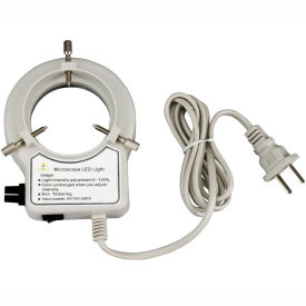 UNITED SCOPE LLC. LED-56S-ZK AmScope LED-56S-ZK 56-LED Reinforced Microscope Ring Light with Dimmer image.