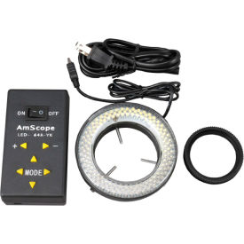 UNITED SCOPE LLC. LED-64A AmScope LED-64A LED Lighting Direction Adjustable Microscope Ring Light with Adapter image.