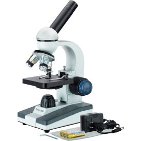 UNITED SCOPE LLC. M150 AmScope M150 40X-400X Cordless LED Monocular Microscope For Students image.