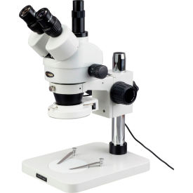 UNITED SCOPE LLC. SM-1TSx-144S AmScope SM-1TSX-144S 3.5X-45X Dissecting Trinocular Zoom Stereo Microscope with 144-LED Light image.