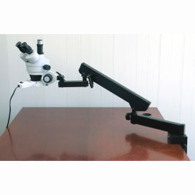 UNITED SCOPE LLC. SM-6TZ-FRL-8M AmScope SM-6TZ-FRL-8M 3.5X-90X Articulating Zoom Microscope with Fluorescent Light & 8MP Camera image.