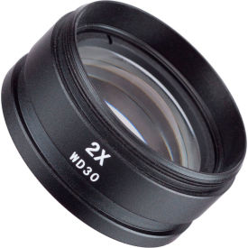 UNITED SCOPE LLC. SM20 AmScope SM20 2X Super Widefield Barlow Lens For SM and SW Stereo Microscopes (48mm) image.