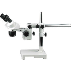 UNITED SCOPE LLC. SW-3B24 AmScope SW-3B24 20X & 40X Binocular Stereo Microscope on Single-Arm Boom Stand image.