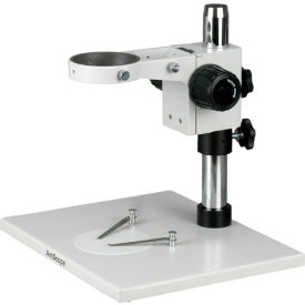 UNITED SCOPE LLC. TS100-FR AmScope TS100-FR Super Large Microscope Table Stand with Focusing Rack image.