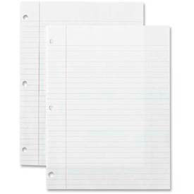 Sparco Products 82122 Sparco™ Notebook Filler Paper, 8" x 10-1/2", Wide Ruled, 3-Hole Punched, White, 200 Sheet/Pack image.