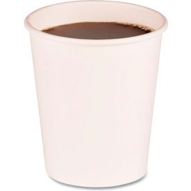 Poly-Coated Paper Hot Cups 8 Oz White 1000/Carton