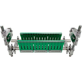 InterQuip IQBC600 Double Bladed Scraper/Finger Cleaner Standard For 0"-24"Wide Green 