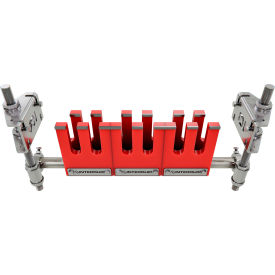 InterQuip IQBC600 Cleated Belt Scraper/Finger Cleaner For 0"-24" Wide Belt w/ Stainless Steel Tips 