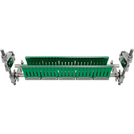 InterQuip IQBC900 Belt Double Bladed Scraper/Finger Cleaner Standard For 0"-36"Wide Belt Green 