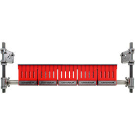 InterQuip IQBC900 Chevron Belt Scraper/Finger Cleaner For 0"-36" Wide Belt w/ Stainless Steel Tips 