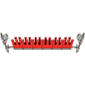 InterQuip IQBC1200 Cleated Belt Scraper/Finger Cleaner For 0"-48" Wide Belt w/ Stainless Steel Tips 