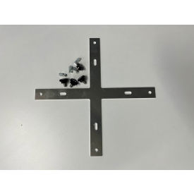 SwiftWall® Click Temporary Wall Mending Plate X Intersection Kit White 