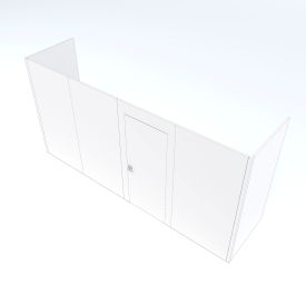 SwiftWall® Click Kit Barrier Class C 188"W x 95-1/2"H White 