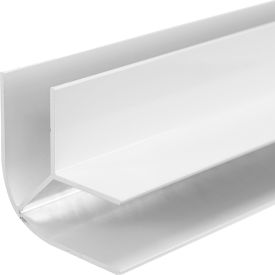 Signature Wall Solutions P-C-08-W SwiftWall® 90 Degree Rounded Corner, Class C, 8L, White image.