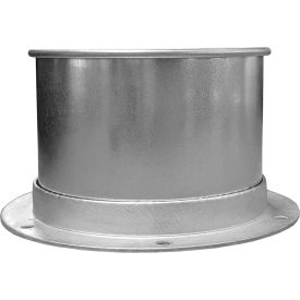 US DUCT INC RAF14.G20 US Duct Clamp Together Angle Flange Adapter, 14" Diameter, Galvanized, 20 Gauge image.