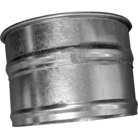 US DUCT INC RAH12.G22 US Duct Clamp Together Hose Adapter, 12" Diameter, Galvanized, 22 Gauge image.