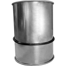 US DUCT INC RAS03.G24 US Duct Clamp Together Adjustable Sleeve w/ O-ring, 3" Diameter, Galvanized, 24 Gauge image.