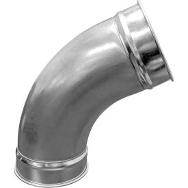 US DUCT INC RESD0360.G22 US Duct Clamp Together 60 ° Elbow 1.0 CLR, 3" Diameter, Galvanized, 22 Gauge image.