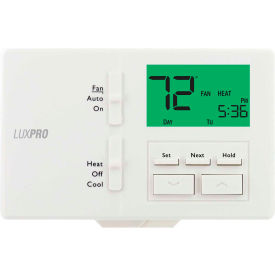 LUX PRODUCTS CORPORATION P711 LUX Low Voltage Digital 7-Day Programmable Thermostat P711 - 1 Stage Heat 1 Cool 24 VAC image.