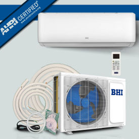 BHI Ductless Mini Split AC & Heat Pump 12000 BTU 17 SEER 115V 16' Lineset White