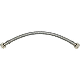 ROBINSON TECH INTERNATIONAL NEW JERSEY SL133 THEWORKS® SS Faucet Supply line - 1/2" FIP x 1/2" FIP x 20" image.