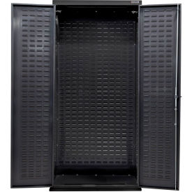 Global Industrial Configurable Electronic Locking Charging Cabinet 36"W x 24"D x 78"H Black 