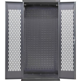 Global Industrial Configurable Ventilated Cabinet Powered 36"W x 24"D x 78"H 