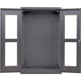 Global Industrial Configurable Clear-View Cabinet Powered 48"W x 24"D x 78"H 