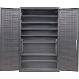 Global Industrial E-Locking Configurable Charging Cabinet 48"W x 24"D x 78"H 7 Shelves 