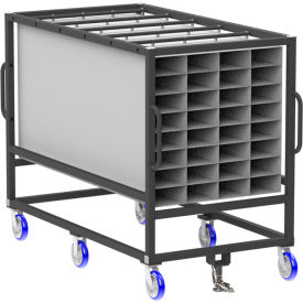 Valley Craft® Parts Cart Double Sided w/ 5" x 10" Pockets 800 lb. Cap. 84"L x 46"W x 67"H 