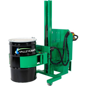 Valley Craft® Fully Powered Drum Lift & Rotator 84" Max Lift Grip Connection 1000 lb. Cap.