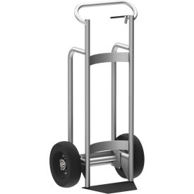 Valley Craft® Single Cylinder Hand Truck with Brake For 14" Dia. Cylinders 600 lb. Capacity