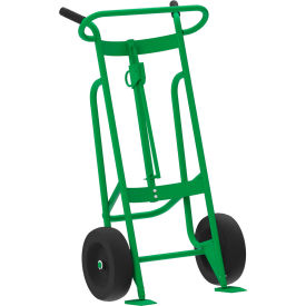 Valley Craft® 2-Wheel Steel Drum Truck Pneumatic Wheels 1000 lb. Capacity